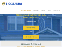 Tablet Screenshot of bigcleanhq.com